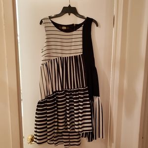 Black and white dress